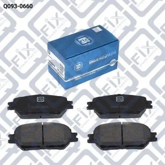 Колодки гальмівні передн.дискові Q-fix Q0930660