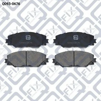 КОЛОДКИ ТОРМОЗНЫЕ ПЕРЕДНИЕ ДИСКОВЫЕ Q-fix Q0930676