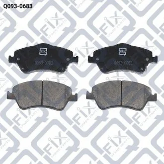 Колодки тормозные передние дисковые Q-fix Q093-0683