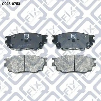 Колодки гальмівні передн.дискові Q-fix Q0930753