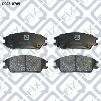 КОЛОДКИ ТОРМОЗНЫЕ ПЕРЕДНИЕ ДИСКОВЫЕ Q-fix Q0930769