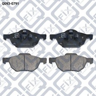 Колодки гальмівні передн.дискові Q-fix Q0930791