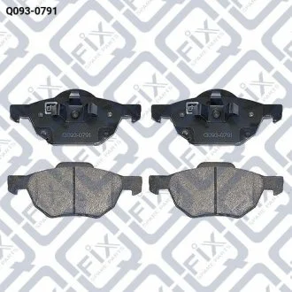 КОЛОДКИ ТОРМОЗНЫЕ ПЕРЕДНИЕ ДИСКОВЫЕ Q-fix Q0930791