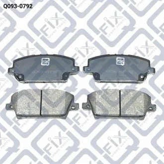 КОЛОДКИ ТОРМОЗНЫЕ ПЕРЕДНИЕ ДИСКОВЫЕ Q-fix Q0930792