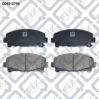 КОЛОДКИ ТОРМОЗНЫЕ ПЕРЕДНИЕ ДИСКОВЫЕ Q-fix Q0930795