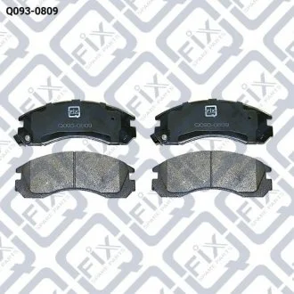 Колодки тормозные передние дисковые Q-fix Q093-0809