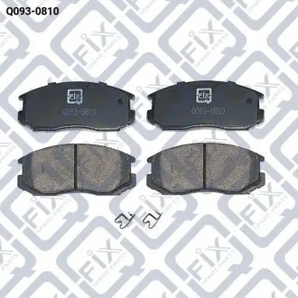 Колодки гальмівні передні дискові Q-fix Q0930810