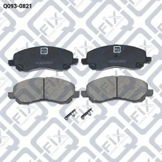 Колодки тормозные передние дисковые Q-fix Q093-0821