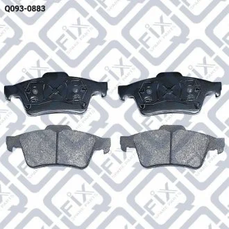 Колодки тормозные задн. дисковые Q-fix Q0930883