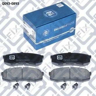 КОЛОДКИ ТОРМОЗНЫЕ ЗАДНИЕ ДИСКОВЫЕ Q-fix Q0930893