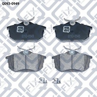 Колодки гальмівні задн. дискові Q-fix Q0930949