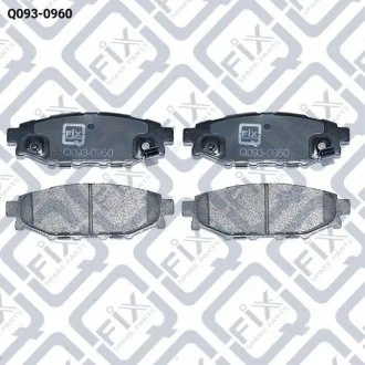 КОЛОДКИ ТОРМОЗНЫЕ ЗАДНИЕ ДИСКОВЫЕ Q-fix Q0930960