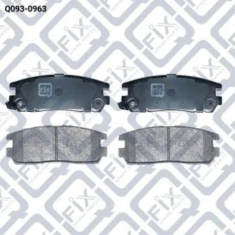 Фото колодки Q-fix Q0930963 Колодки Q-fix Q0930963