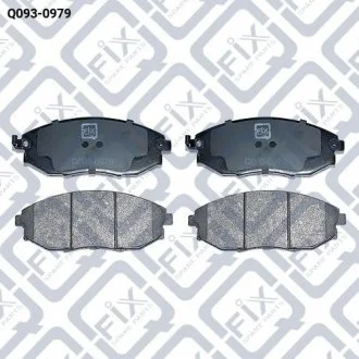 Колодки тормозные передние дисковые Q-fix Q093-0979