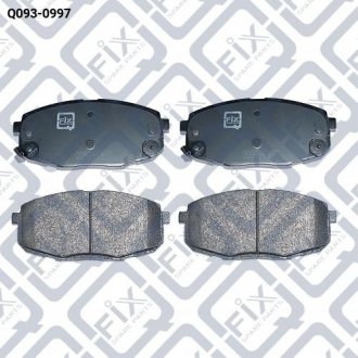 Колодки гальмівні передні дискові Q-fix Q0930997