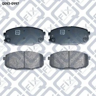 Колодки гальмівні передні дискові Q-fix Q0930997