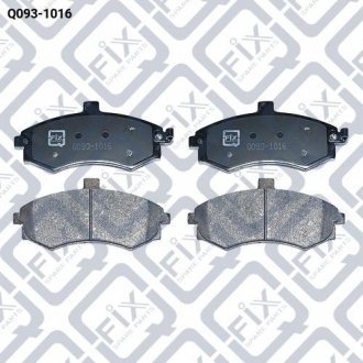 Колодки гальмівні передн.дискові Q-fix Q0931016