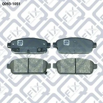 КОЛОДКИ ТОРМОЗНЫЕ ЗАДНИЕ ДИСКОВЫЕ Q-fix Q0931051
