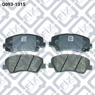Колодки тормозные передние дисковые Q-fix Q093-1315