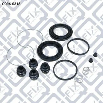 Фото ремкомплект суппорта тормозного переднего Q-fix Q0940318 РЕМКОМПЛЕКТ СУППОРТА ТОРМОЗНОГО ПЕРЕДНЕГО Q-fix Q0940318