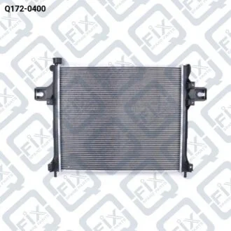 Фото радиатор охлаждения двигателя Q-fix Q172-0400 РАДИАТОР ОХЛАЖДЕНИЯ ДВИГАТЕЛЯ Q-fix Q172-0400