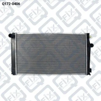Фото радиатор охлаждения двигателя Q-fix Q172-0406 РАДИАТОР ОХЛАЖДЕНИЯ ДВИГАТЕЛЯ Q-fix Q172-0406