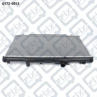Фото радиатор охлаждения двигателя Q-fix Q172-0513 РАДИАТОР ОХЛАЖДЕНИЯ ДВИГАТЕЛЯ Q-fix Q172-0513