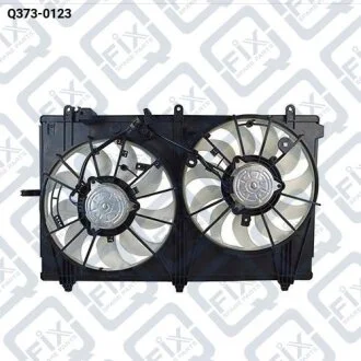 Дифузор радіатора охолодження (у зборі) Q-fix Q373-0123
