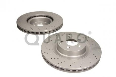 Диск тормозной DB P. W211/W212/W221 02- Z POWЭOKд ANTYKOROZYJNд QUARO QD4527