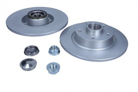 TARCZA HAM. RENAULT T. GRAND SCENIC 09- KPL Z ЭO╜YSKIEM ABS Z POWЭOKд ANTYKOROZYJNд QUARO QD8737