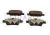 Колодки гальмівні TOYOTA T. AURIS 06/12- UK SILVER CERAMIC QUARO QP2058C (фото 1)
