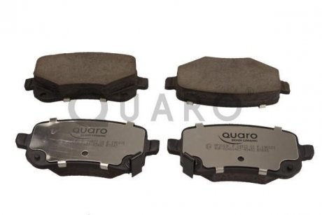 Колодки гальмівні CHRYSLER T. VOYAGER 08-/DODGE SILVER CERAMIC QUARO QP3169C