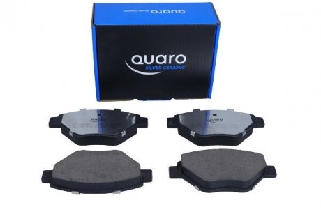 Колодки гальмівні RENAULT P. MEGANE 02- 1,4 BEZ CZU SILVER CERAMIC QUARO QP3608C