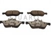 Колодки гальмівні RENAULT P. LAGUNA 01-/07- SILVER CERAMIC QUARO QP4311C (фото 1)