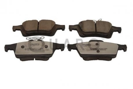 Колодки гальмівні FORD T. FOCUS 11-/C-MAX 10-/CONNECT/VOLVO/PEUGEOT 508 SILVER CERAMIC QUARO QP5524C