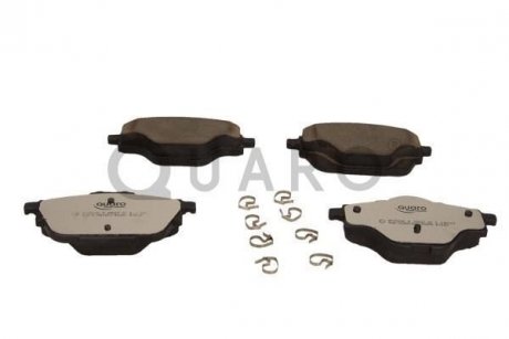 Колодки гальмівні CITROEN T. C4 PICASSO 13- DLA TARCZY 290MM SILVER CERAMIC QUARO QP7024C
