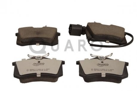 Колодки гальмівні VW T. POLO/IBIZA/CORDOBA 01-09/FABIA 99-08 Z CZUJNIKIEM SILVER CERAMIC QUARO QP8041C