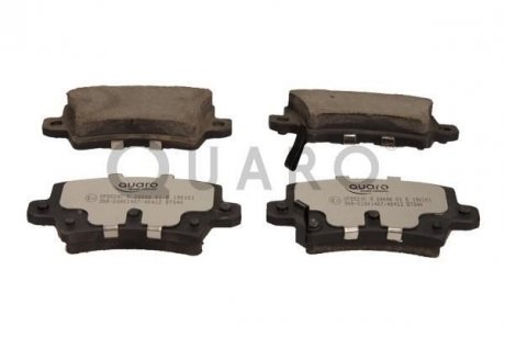Колодки гальмівні HONDA T. CIVIC 06- UK SILVER CERAMIC QUARO QP8524C
