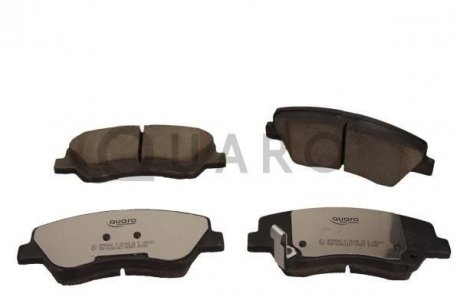 Колодки гальмівні KIA P. RIO 11-/ACCENT 10- SILVER CERAMIC QUARO QP9954C