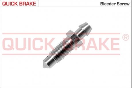 Клапан прокачки (M8x1mm) L 33,5 QUICK BRAKE 0090 (фото 1)