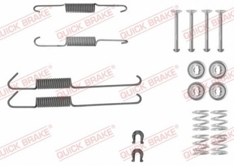 Монтажный набор барабанных колодок QUICK BRAKE 1050002 (фото 1)