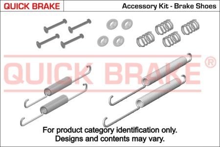 Монтажний набір колодки QUICK BRAKE 1050016 (фото 1)