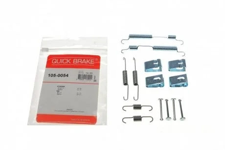 Комплект пружинок колодок стояночного тормоза QUICK BRAKE 105-0054