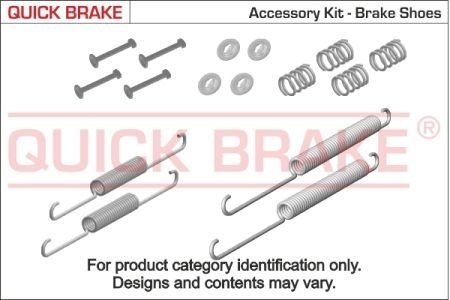 Монтажный набор барабанных колодок QUICK BRAKE 1050825 (фото 1)