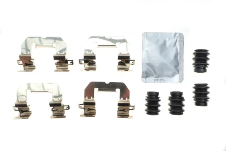 Монтажний набір гальмівних колодок передн MERCEDES GLA (H247) BMW 1 (F70), 2 GRAN COUPE (F74), 2 (U06), 5 (G60, G90, G68), 5 (G61, G99), X1 (U11), X2 (U10) MINI (F66, F65) 1.3-Electric 02.20- QUICK BRAKE 1090188 (фото 1)