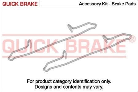 Монтажный набор тормозной колодки QUICK BRAKE 1091085 (фото 1)