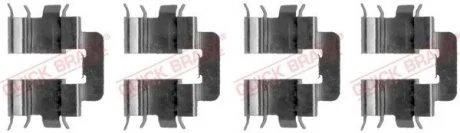 Монтажний набір гальмівних колодок задній QUICK BRAKE 1091277