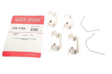 Ремкомплект гальмівних колодок QUICK BRAKE 1091789