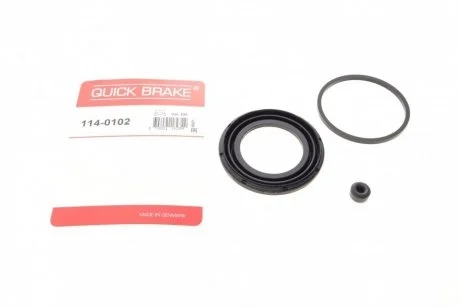 Ремкомплект гальмівного супорта передн Лів/Прав (діаметр поршня: 63) LEXUS RX, TOYOTA HARRIER, HIGHLANDER / KLUGER, PREVIA III 2.4-3.5 02.03- QUICK BRAKE 114-0102