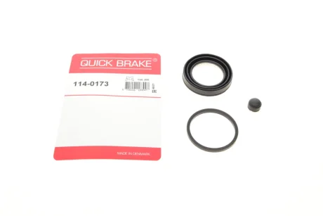 Ремкомплект гальмівного супорта задн Лів/Прав (діаметр поршня: 42) CHRYSLER GRAND VOYAGER III, RAM, VOYAGER III, VOYAGER IV, DODGE CARAVAN, SMART CABRIO, CITY-COUPE, CROSSBLADE 0.6-Electric 01.95- QUICK BRAKE 1140173